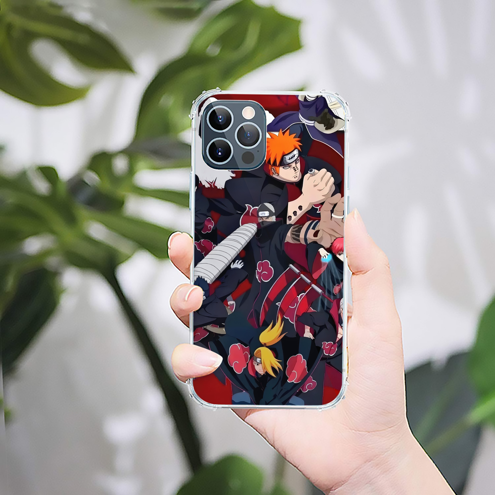 （画像用） NARUTO -ナルト- NARUTO -ナルト- 疾風伝 【iPhone 12シリーズ対応】透明スマホケース（クリアソフトケース）